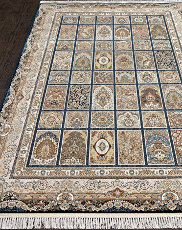 Ковер персидский FARSI 1500 - 139 (акриловый, бежевый, синий)