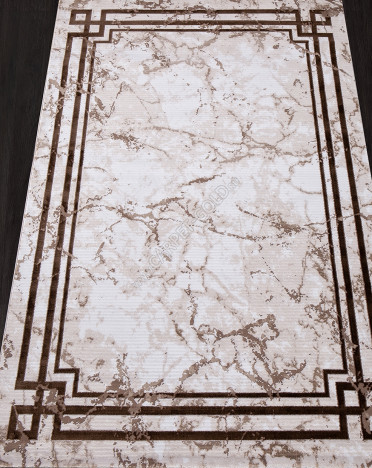 Ковер турецкий PN006B PANAMA (Полиэстер, бежевый, коричневый)