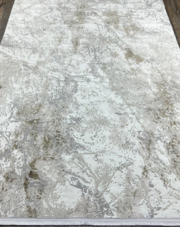 Турецкий ковер Turcia VELAR 04696A (Полиэстер, кремовый)