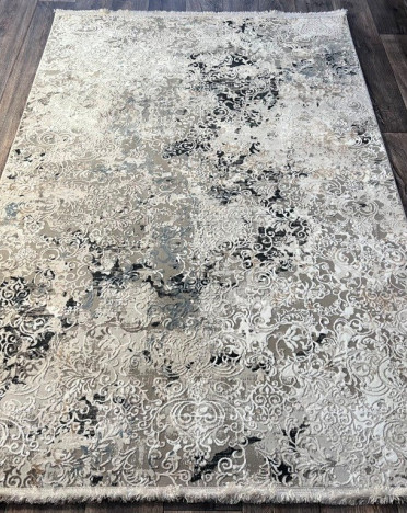 Турецкий ковер Atlantik Hali Deco 10134A (Полиэстер, синий, серый)