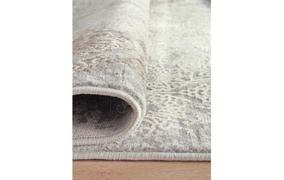 Ковер турецкий овальный 03801A GREY / BROWN - коллекция ARMINA