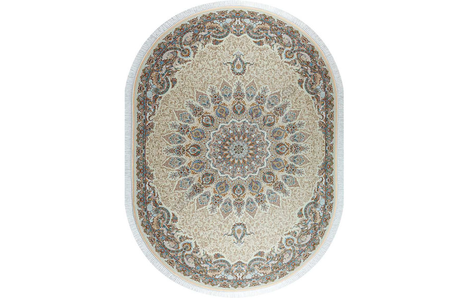 Ковер G203 OVAL CREAM Mashad 1500