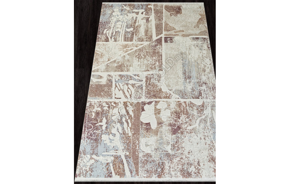 Ковер 00712F - L.BLUE FDY / BEIGE FDY - Прямоугольник - коллекция ASADU