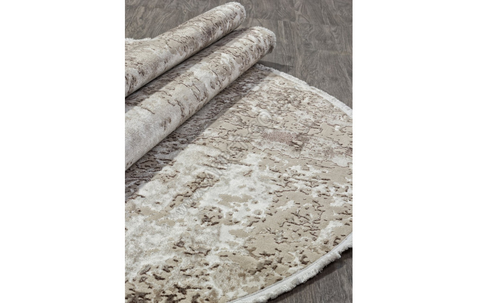 Ковер F204 - BEIGE - Овал - коллекция DOLCE