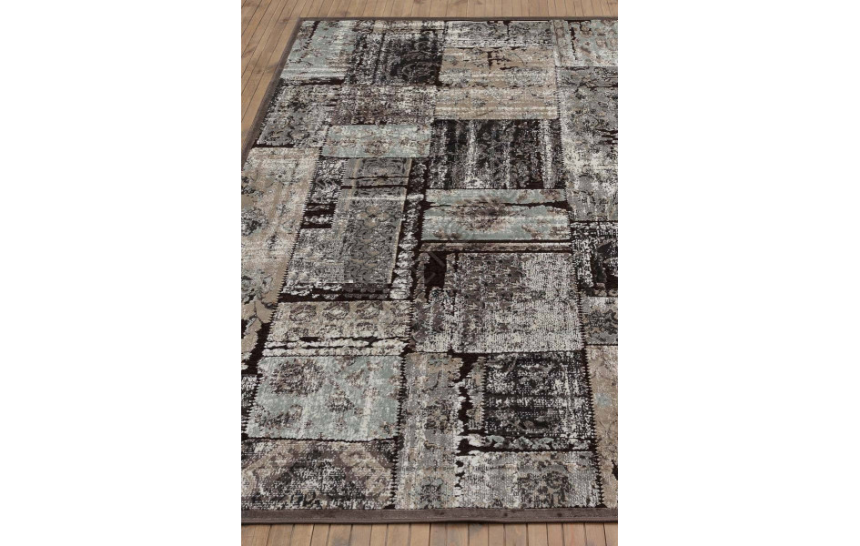 Бельгийский ковер с рисунком в стиле пэчворк Genova 38405 7575 70